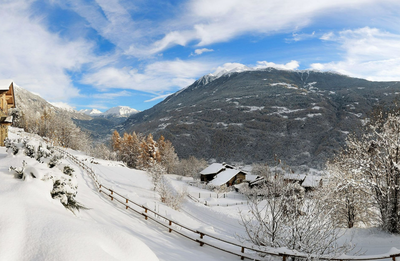 Die Landschaft um das Chalet Anna