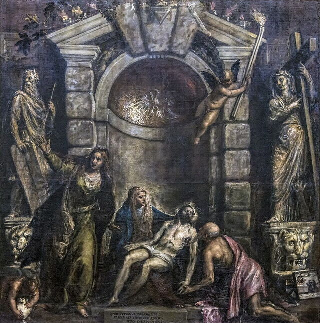 Pietà, Tizian