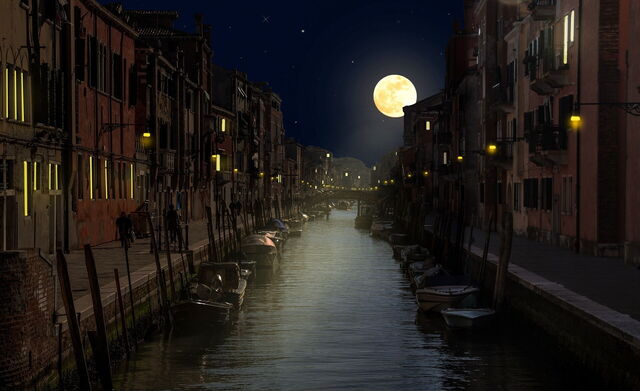 Venedig bei Nacht