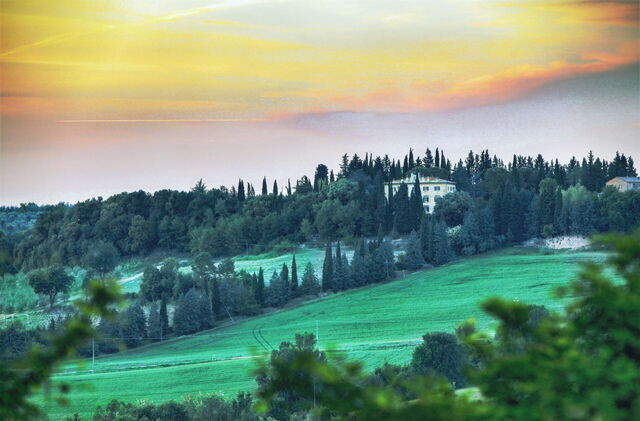 Villa Staggia, Landschaft