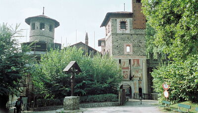 Mittelalterliches Dorf in Turin