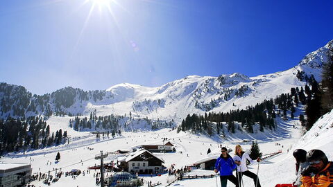 Italienisches Skigebiet