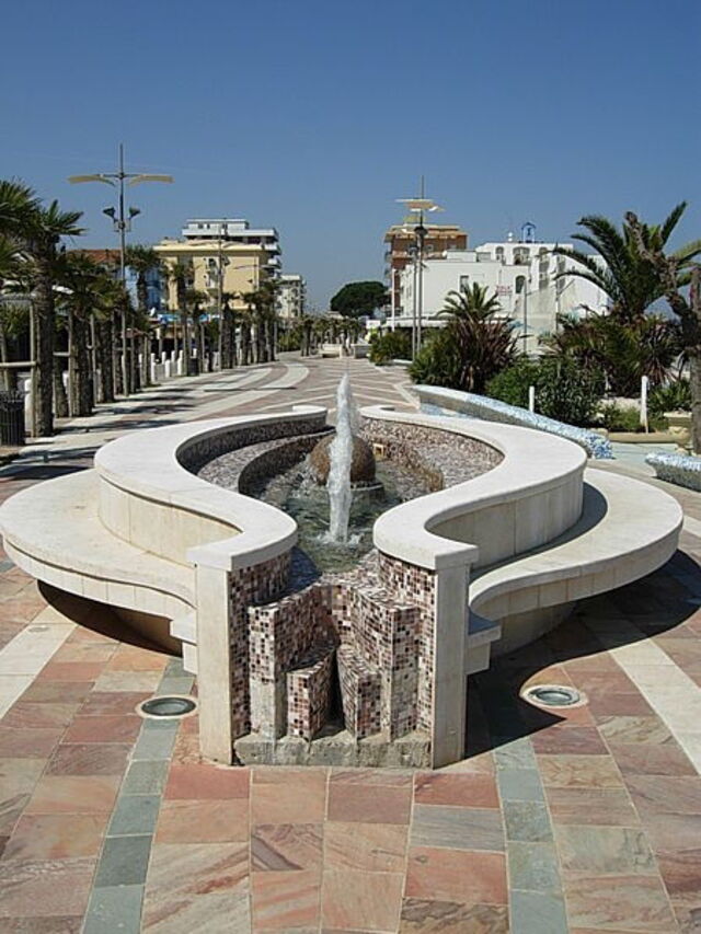 Misano Adriatico Springbrunnen