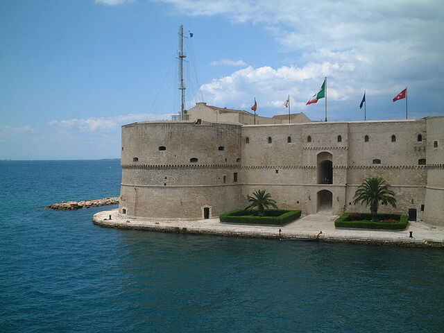 Das Schloss Aragonese