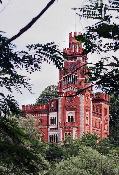 Das Schloss in Crespi d'Adda