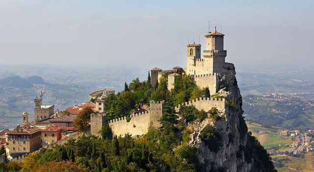 Der Turm Guaita in San Marino