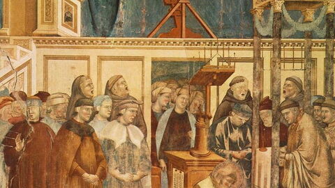 Krippe in Greccio von Giotto