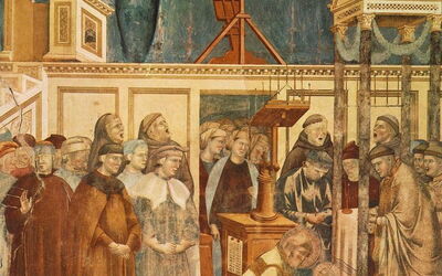 Krippe in Greccio von Giotto