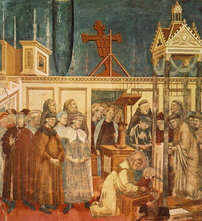 Krippe in Greccio von Giotto