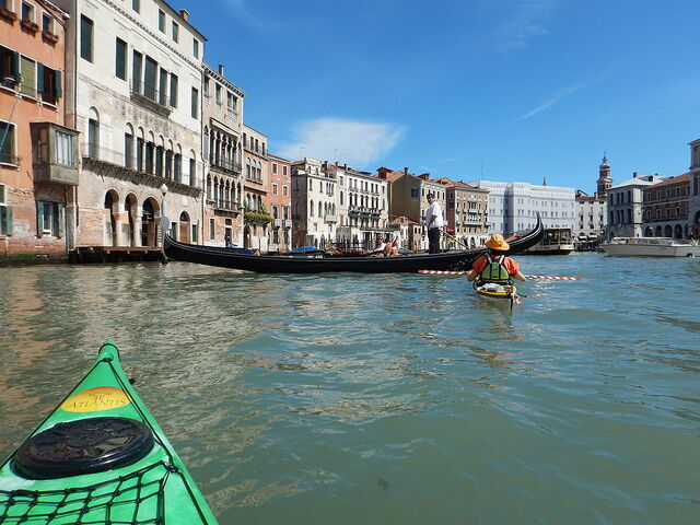 Kajak in Venedig