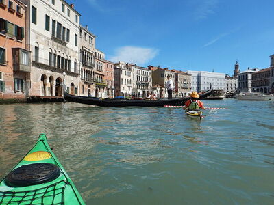 Kajak in Venedig