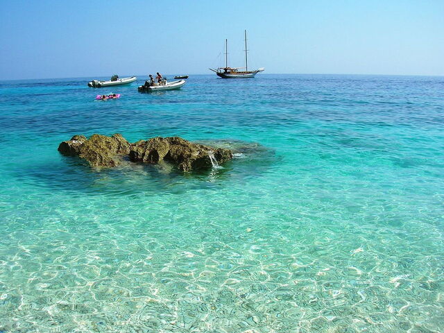Cala Goloritzè, Wasser
