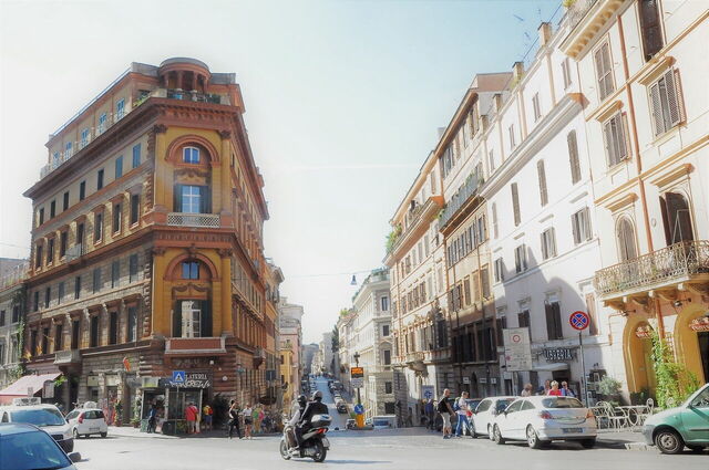 Straßen in Rom