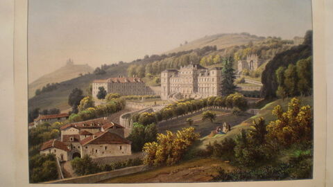 Blick auf die Villa della Regina