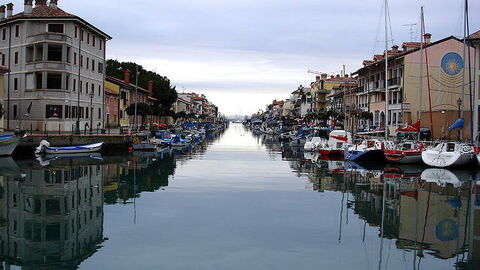 Der Hafen in Grado