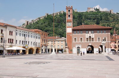 Der berühmte Schach Platz in Marostica