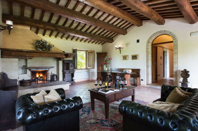 Villa Assisi, Wohnzimmer