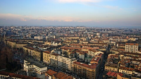 Blick auf Turin