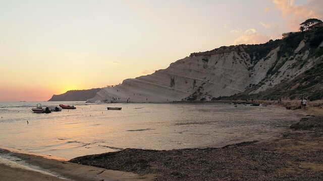 Sonnenuntergang, Scala dei Turchi
