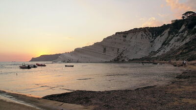 Sonnenuntergang, Scala dei Turchi