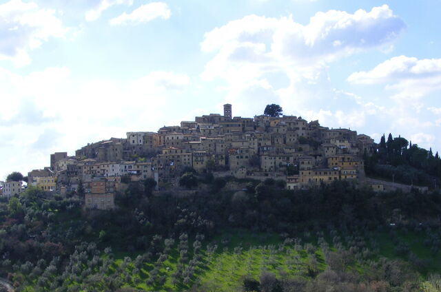 Ansicht auf Casperia