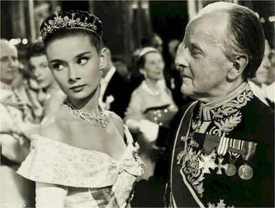 Hepburn in "Ein Herz und eine Krone"