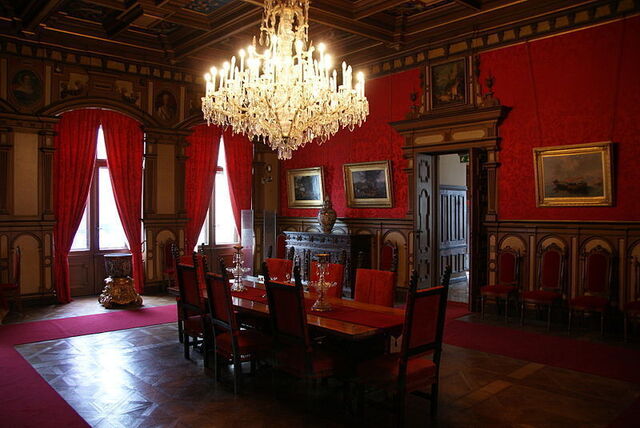 Interieur eines Esszimmers