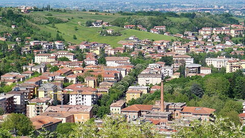 Panorama von Salsomaggiore Terme