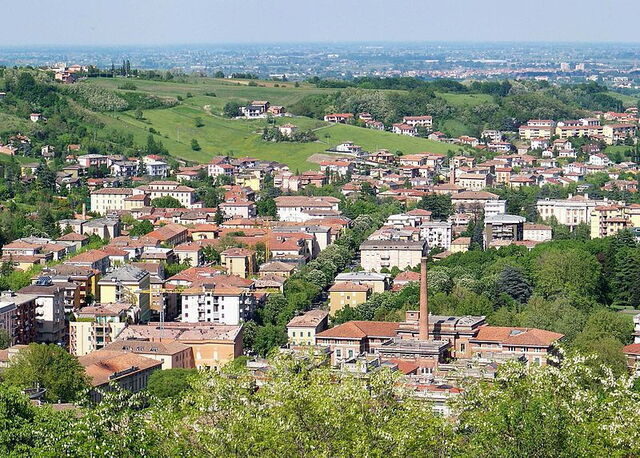 Panorama von Salsomaggiore Terme