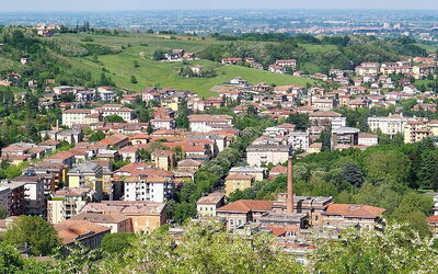 Panorama von Salsomaggiore Terme
