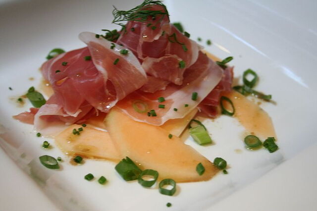 Gesalzene und geräucherte Prosciutto