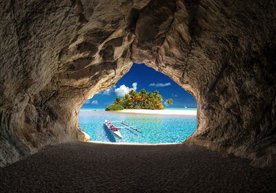 Großartiger Blick aufs Meer, Sardinien