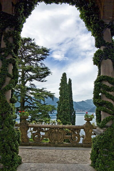 Aussicht von der Villa del Balbianello