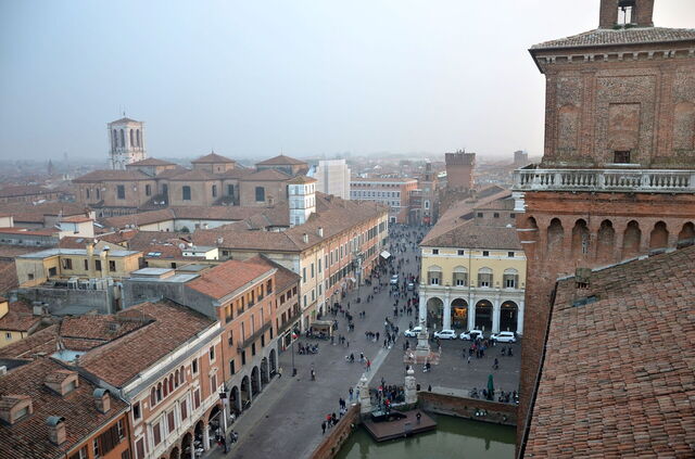 Zentrum von Ferrara