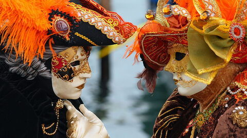 Venezianische Masken