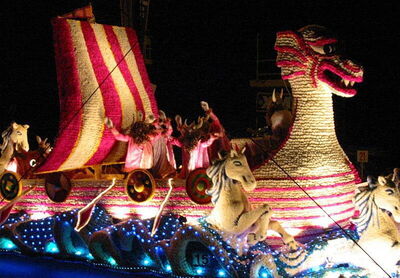 Beispiel eines Blumenfloßes