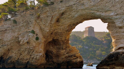 Gargano, Meeresfelsen