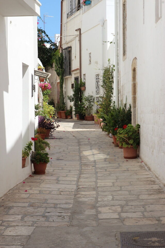 Eine Gasse in Ostuni