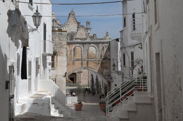 Straßen in Ostuni