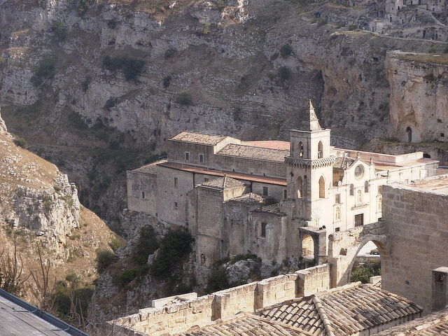 Gemeißelte Kirche in Matera