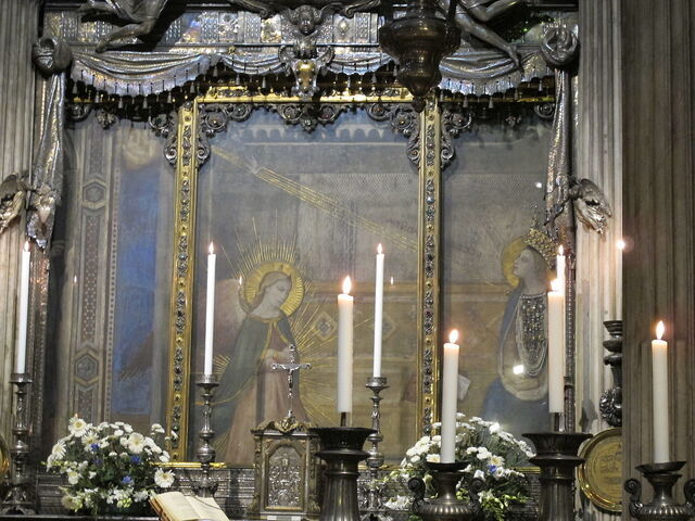 Gemälde der Mariä Verkündigung, in Santissima Annunziata