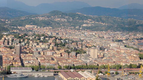 Blick auf La Spezia