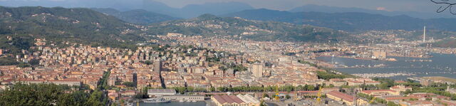 Blick auf La Spezia