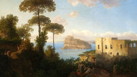 Landschaft der Insel Ischia, Thomas Ender