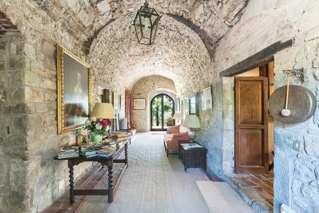 Villa Le Corti, Innenbereich