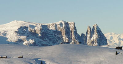 Altipiano dello Sciliar im Winter