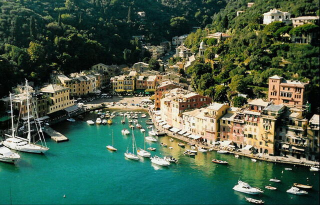Ansicht auf Portofino