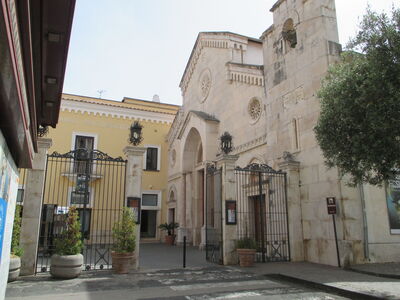 Außenseite der Kathedrale von Sorrento