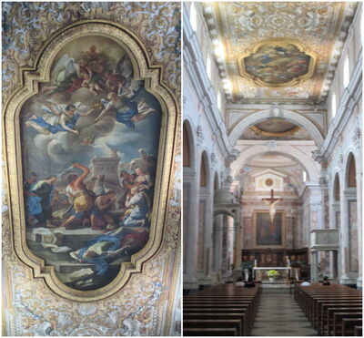 Innenbereich der Kathedrale von Sorrento