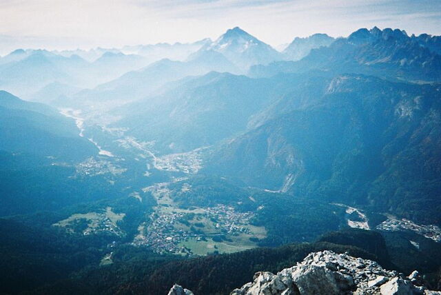 Blick auf die Dolomiten
